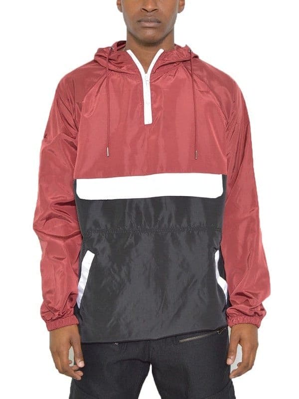 Color Block Anorak Jacket Windbreaker - LEGDAY EVERYDAY