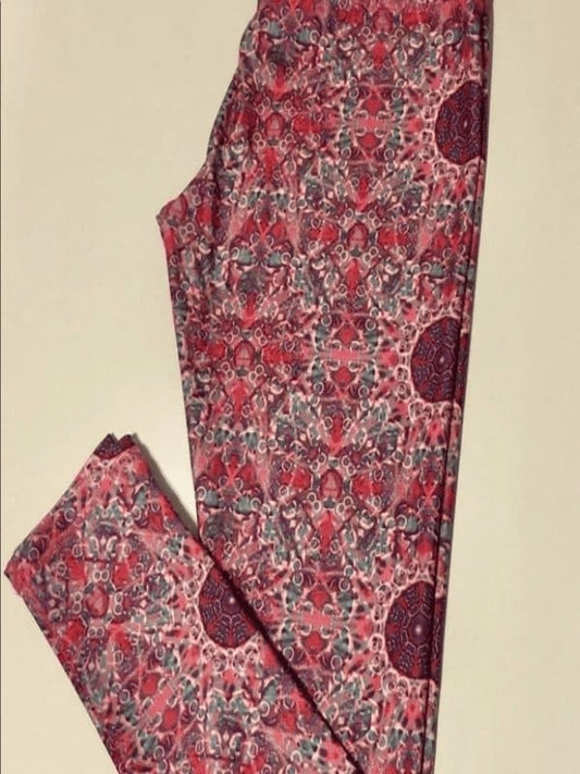 Graphic High Waist Leggings - BKFJNY