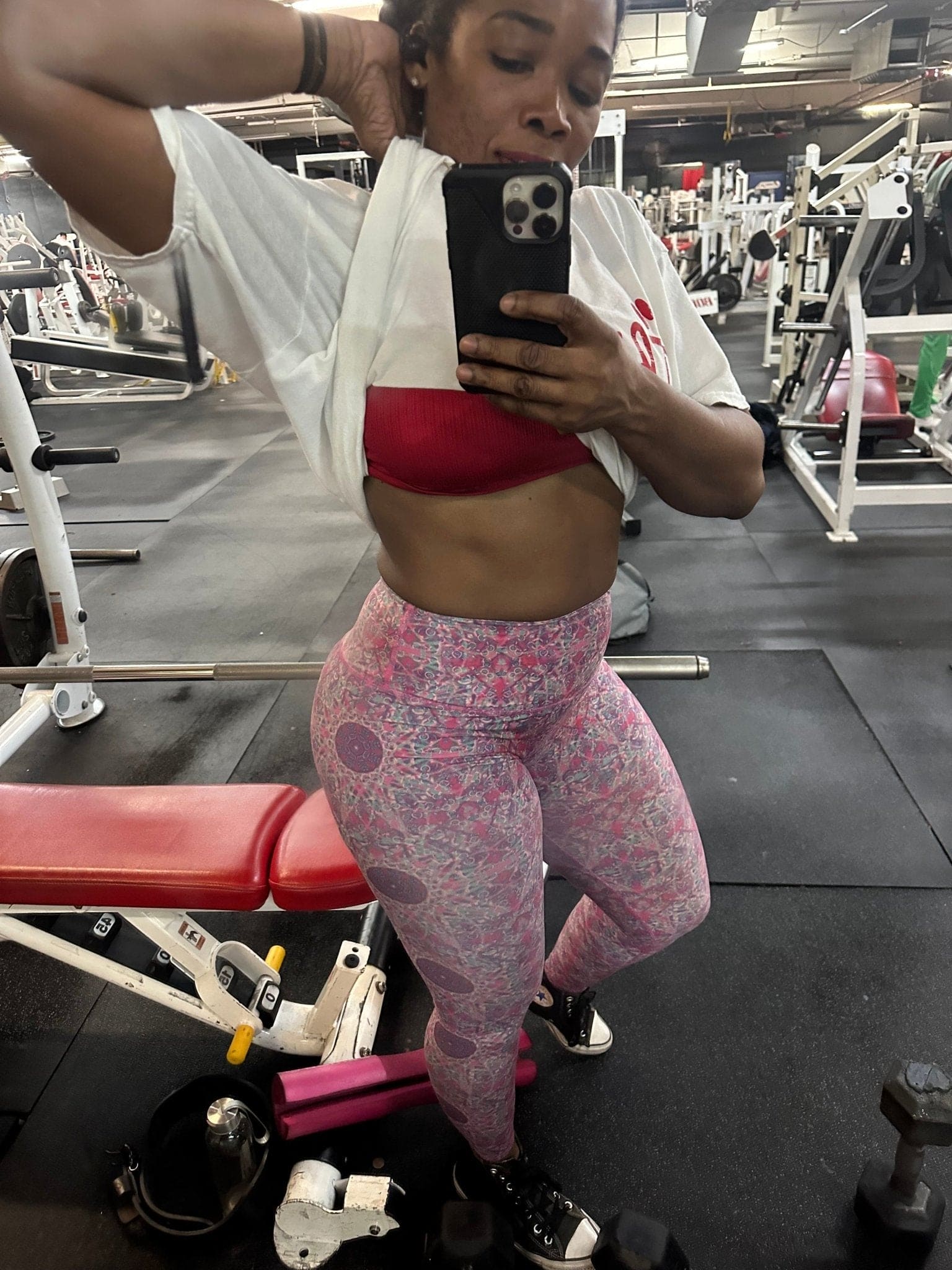 Graphic High Waist Leggings - BKFJNY
