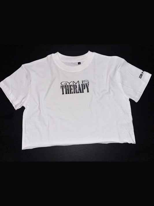 Gym Is Therapy Cropped Top - BKFJNY
