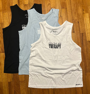 Gym is Therapy Sleeveless Tank - LEGDAY EVERYDAY