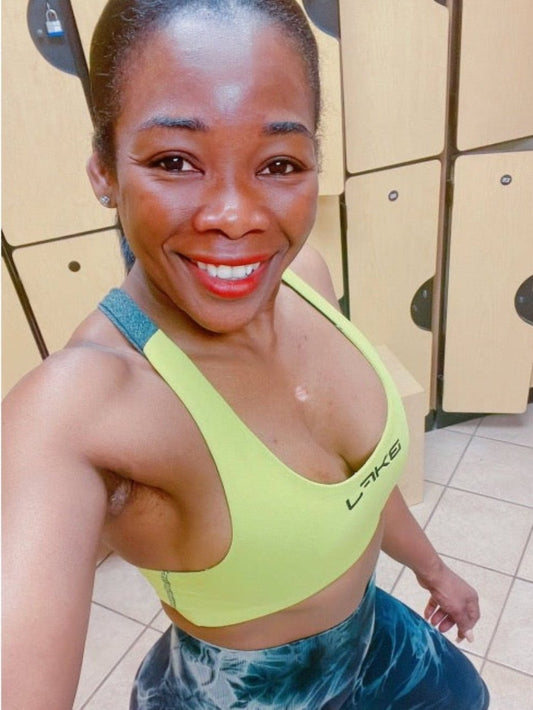 Lime Green Racerback Sportsbra - BKFJNY
