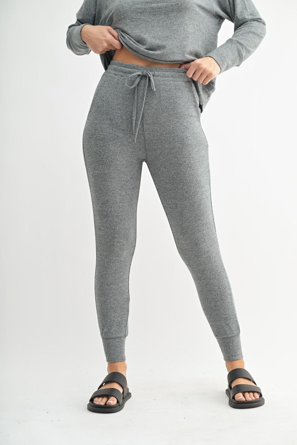 Mono B Brushed Lounge Joggers - LEGDAY EVERYDAY