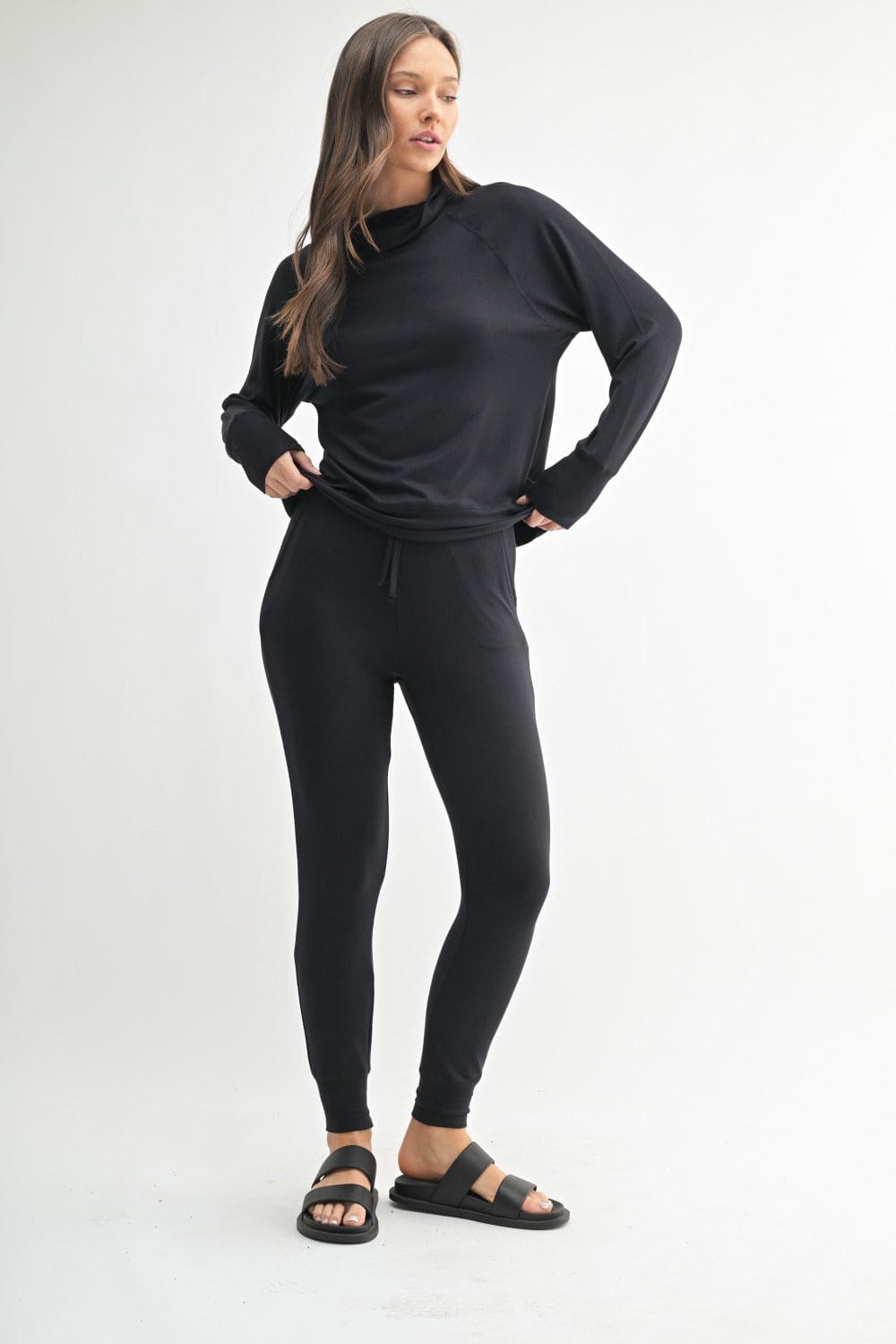 Mono B Brushed Lounge Joggers - LEGDAY EVERYDAY