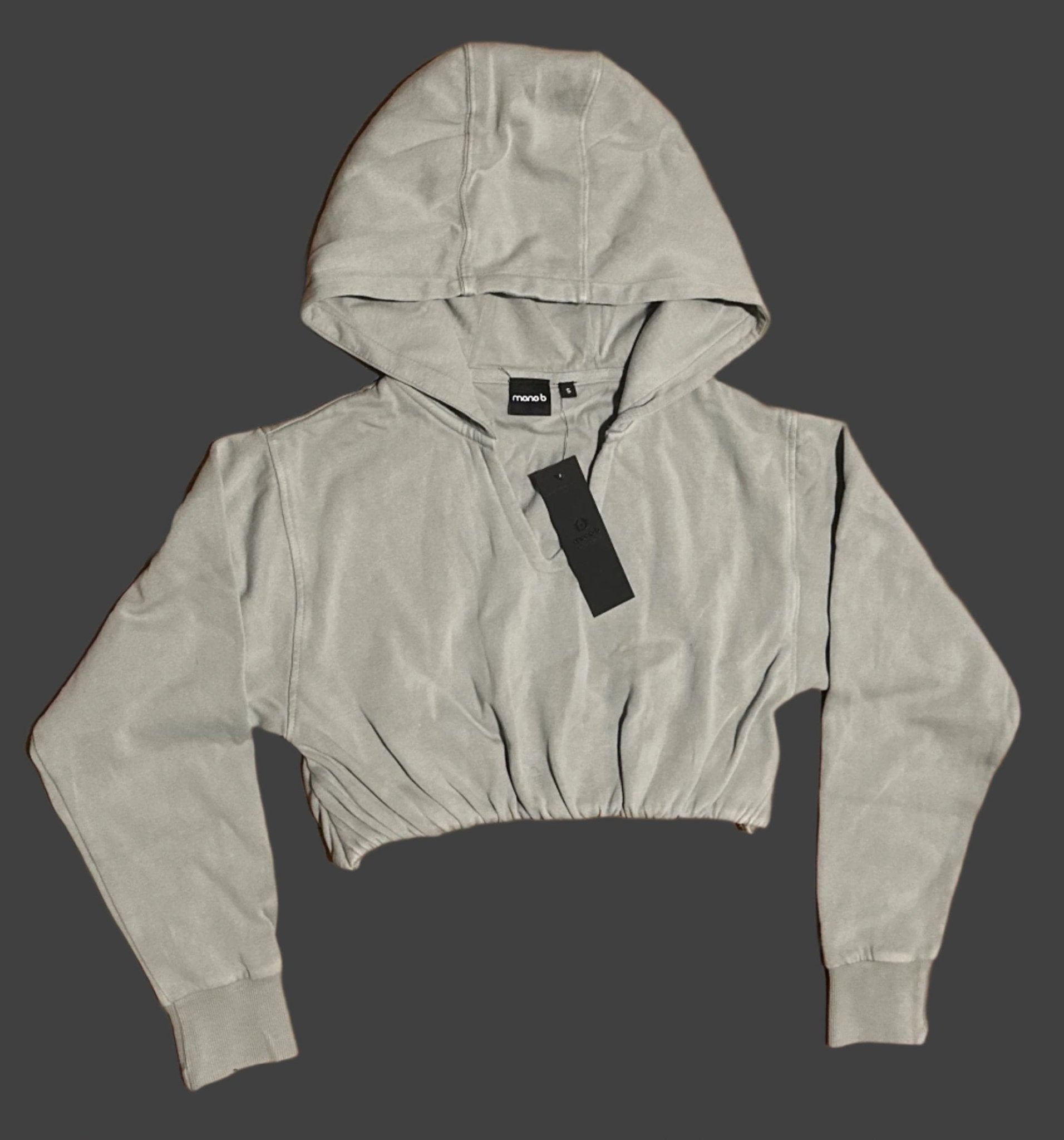 Mono B Cropped Hoodie - LEGDAY EVERYDAY