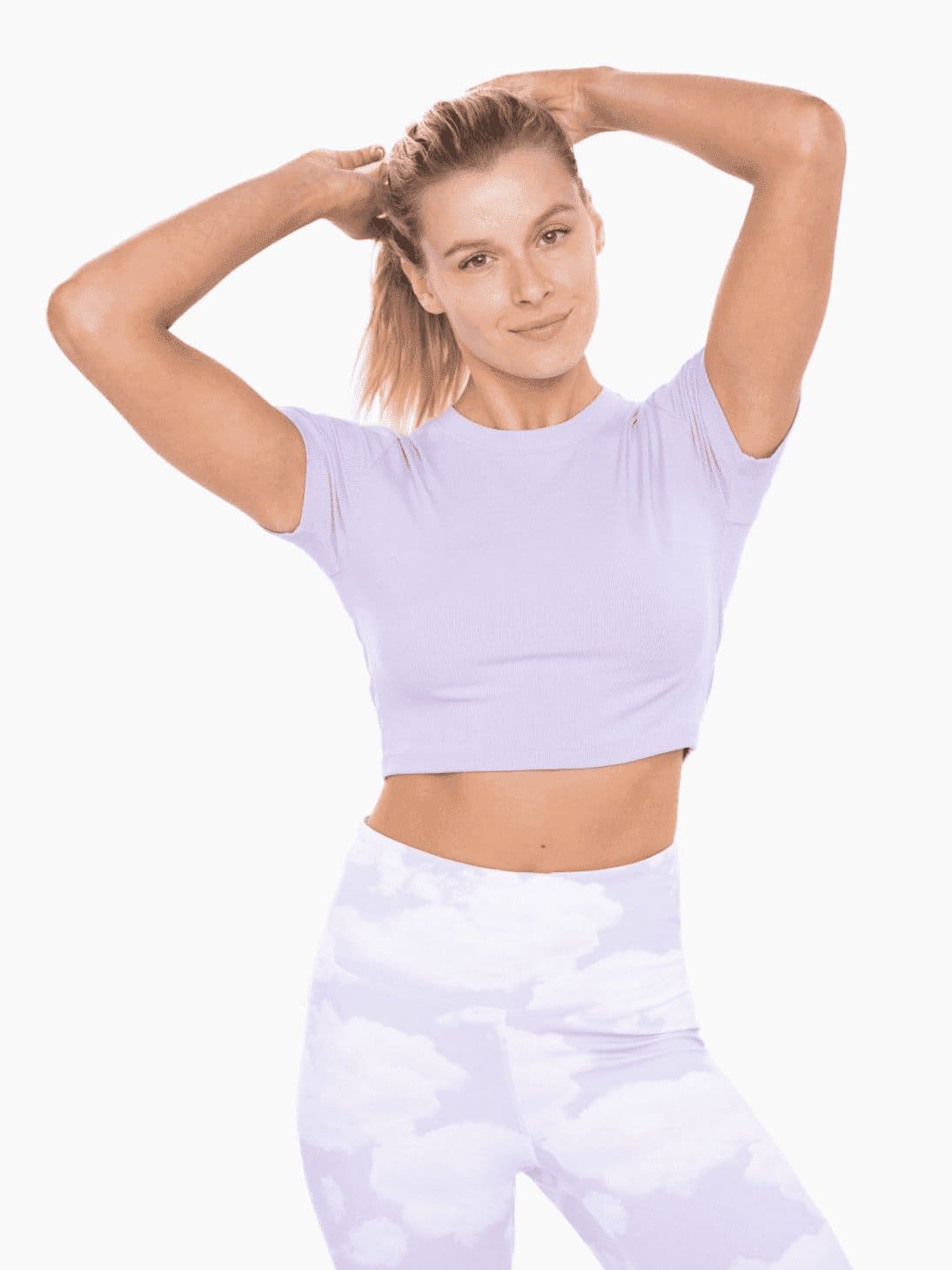 Mono B Micro - Ribbed Cropped Baby Tee - LEGDAY EVERYDAY