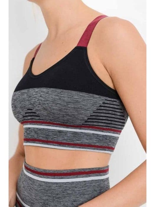 MULTI COLOR SPORTS BRA - BKFJNY