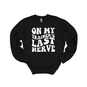 On My Trainer’s Last Nerve Sweatshirt - LEGDAY EVERYDAY