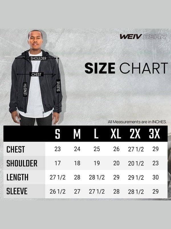 SOLID HOODED LIGHTWEIGHT WINDBREAKER JACKET - LEGDAY EVERYDAY