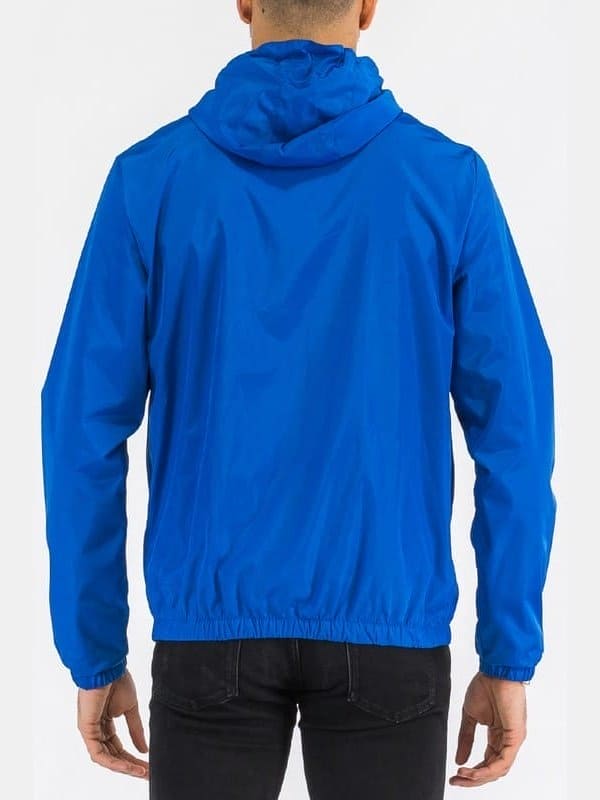 SOLID HOODED LIGHTWEIGHT WINDBREAKER JACKET - LEGDAY EVERYDAY