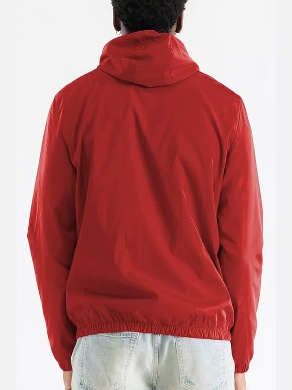 SOLID HOODED LIGHTWEIGHT WINDBREAKER JACKET - LEGDAY EVERYDAY