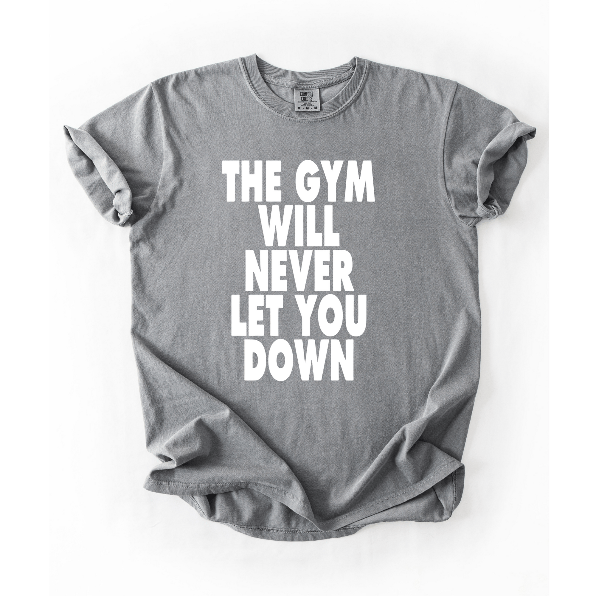 The Gym Will Never Let You Down T-Shirt - LEGDAY EVERYDAY