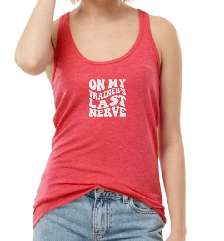 Tri - Blend Racerback Tank - LEGDAY EVERYDAY
