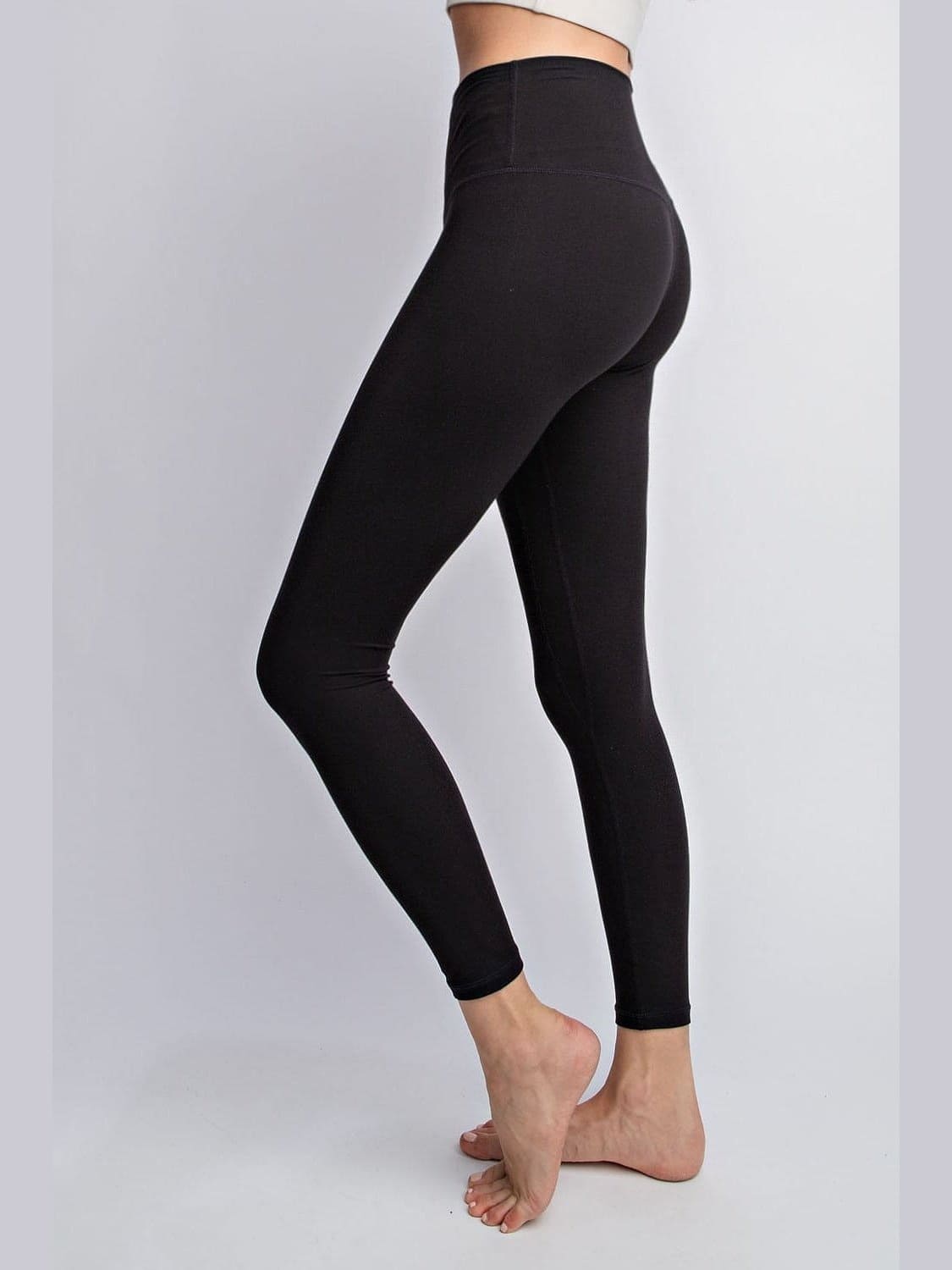 Two Lined Stitch Yoga Leggings - BKFJNY