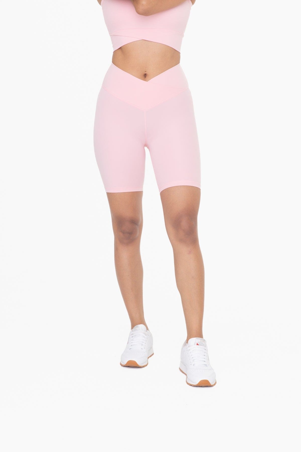Venice Crossover Waist Biker Shorts - LEGDAY EVERYDAY
