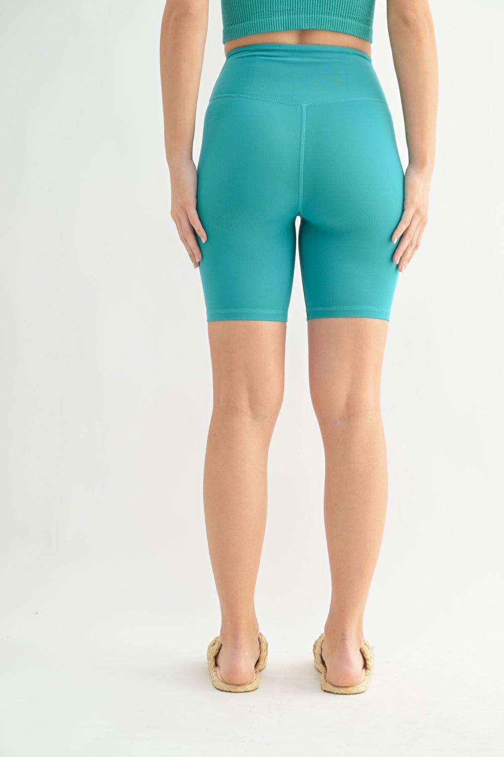 Venice Crossover Waist Biker Shorts - LEGDAY EVERYDAY