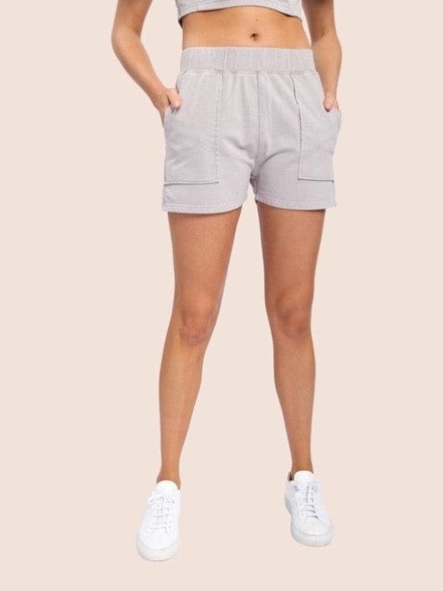 Cotton Shorts W/Pockets - BKFJNY