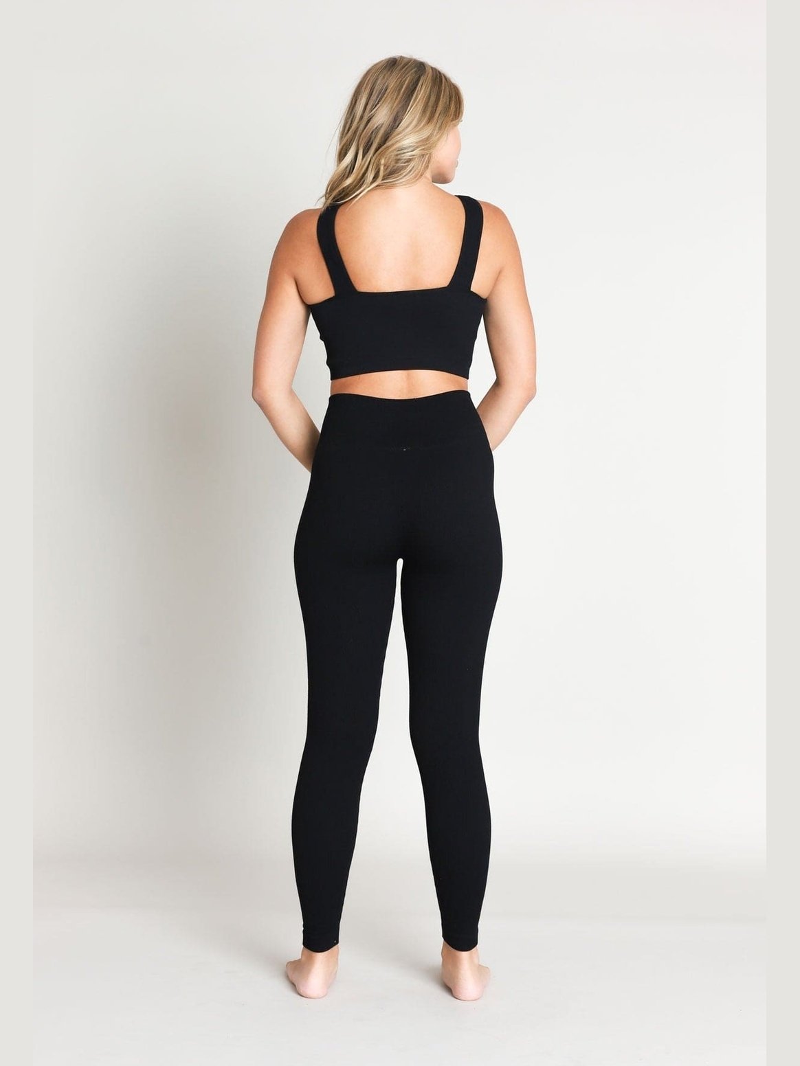 Criss Cross Front Leggings Set - BKFJNY