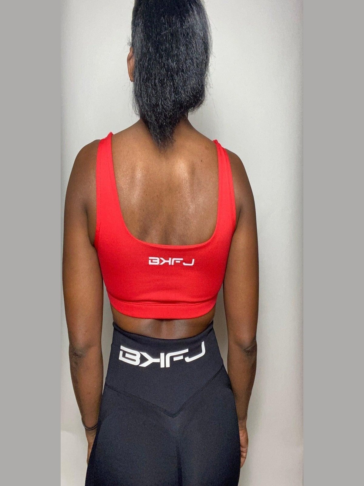 "Fire Red" Reversible Sports Bra - BKFJNY