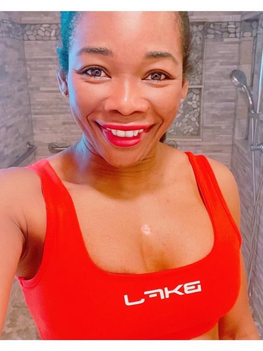 "Fire Red" Reversible Sports Bra - BKFJNY