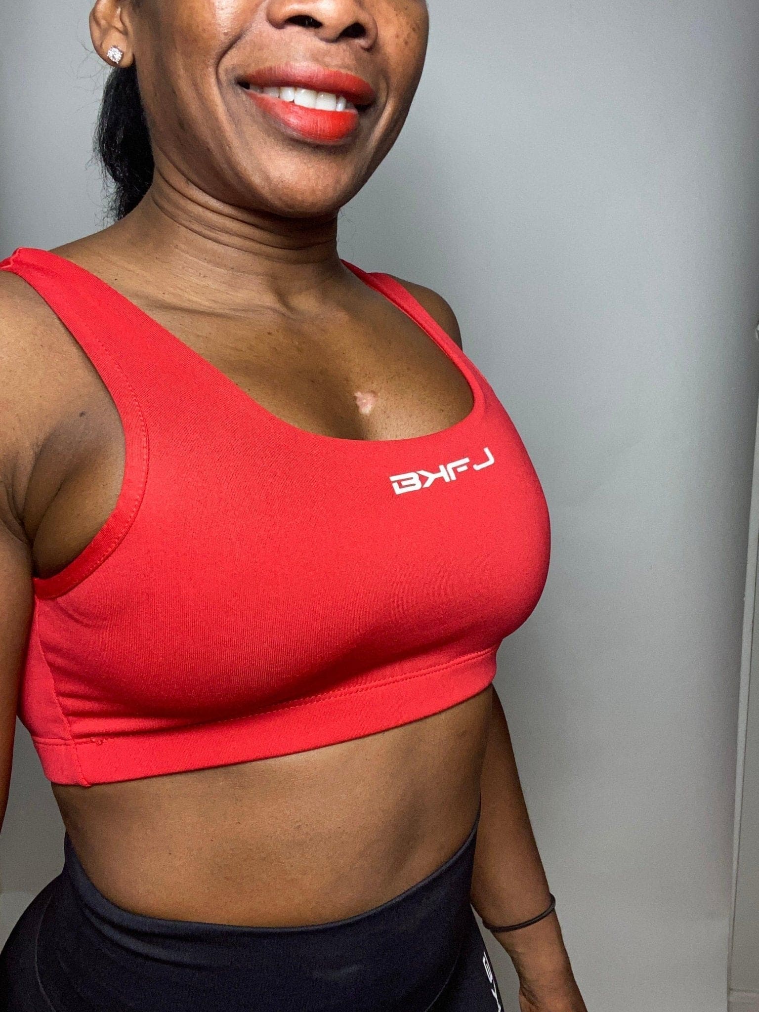 "Fire Red" Reversible Sports Bra - BKFJNY