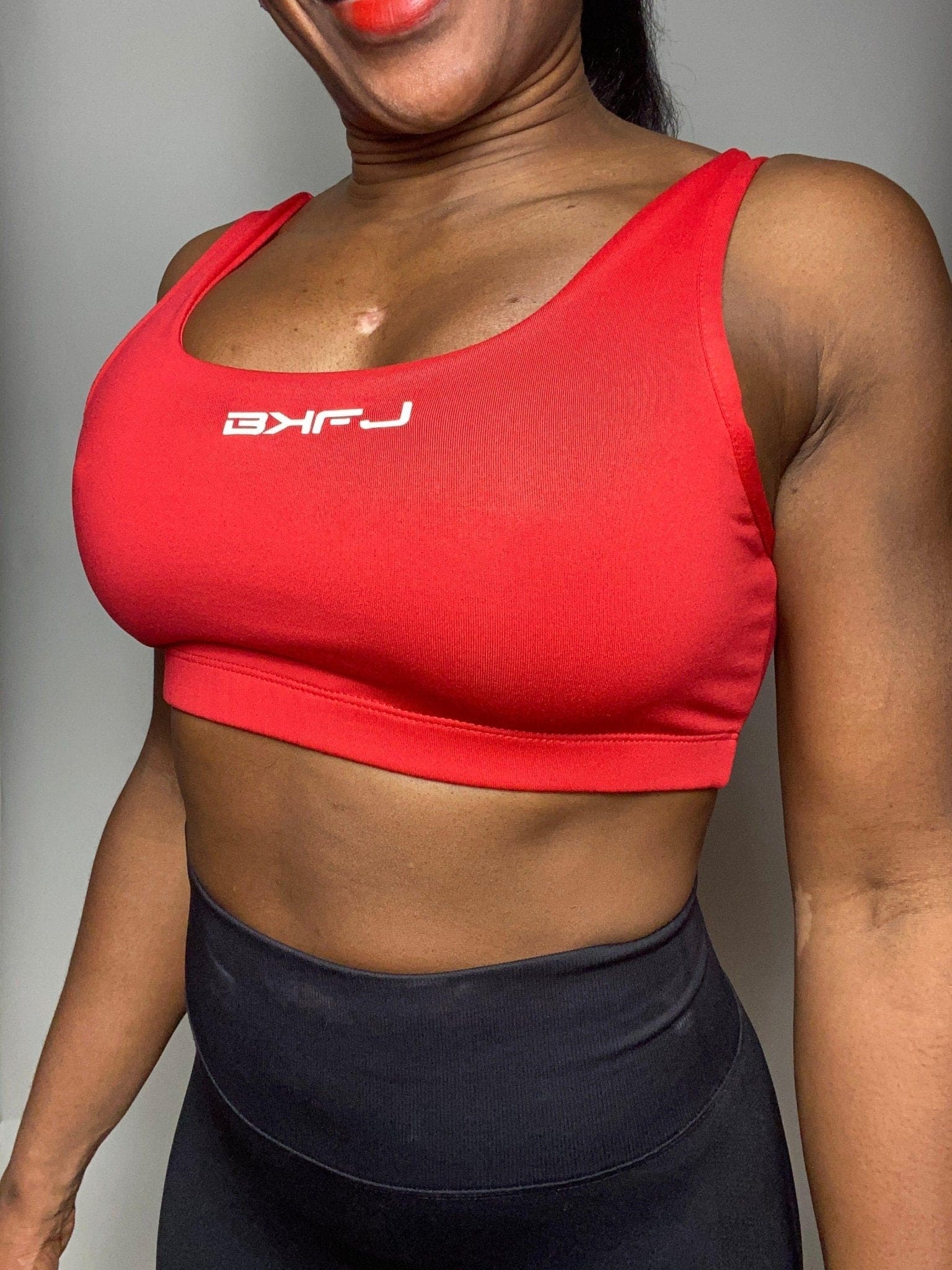 "Fire Red" Reversible Sports Bra - BKFJNY