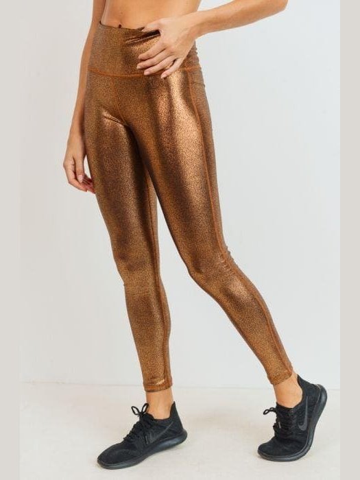 Highwaist Foil Leggings - BKFJNY