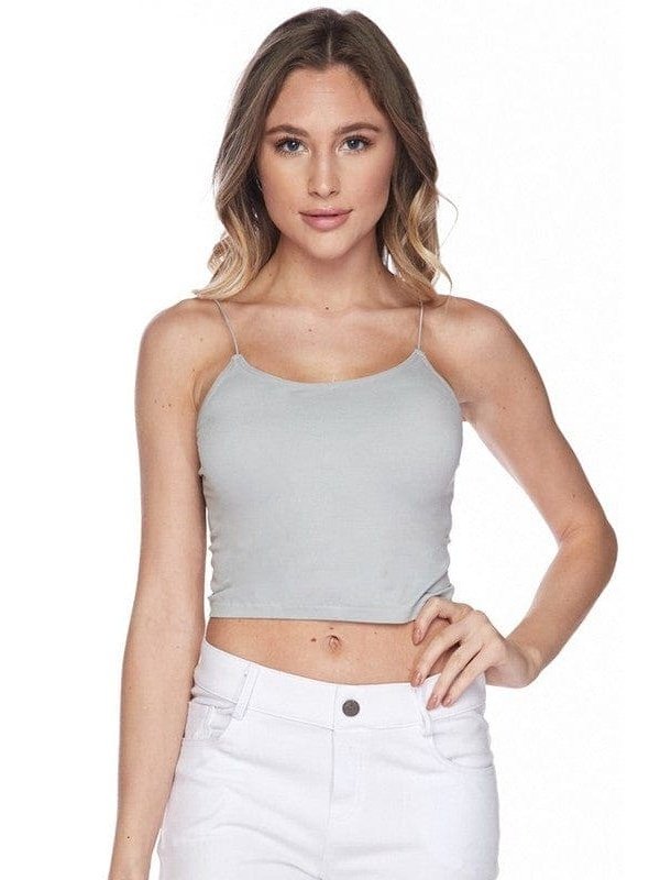 Lady's Seamless Crop Camisole - BKFJNY