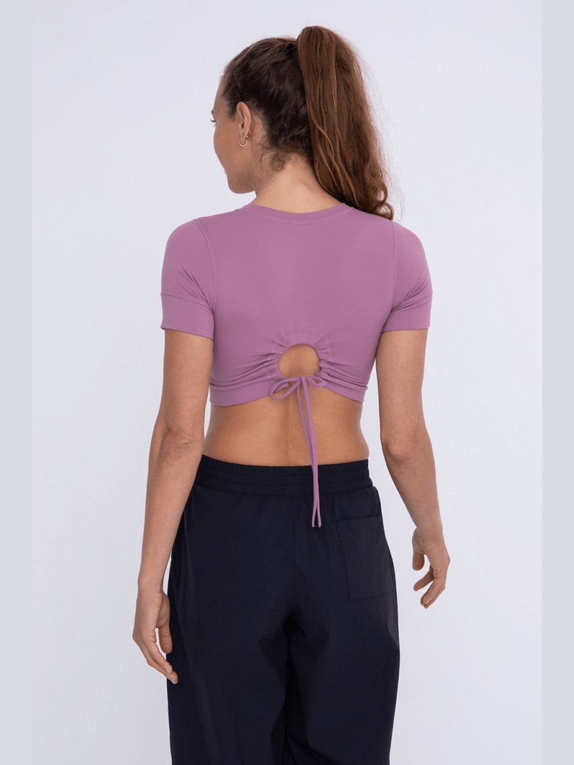 Peekaboo Back Crop Top - BKFJNY