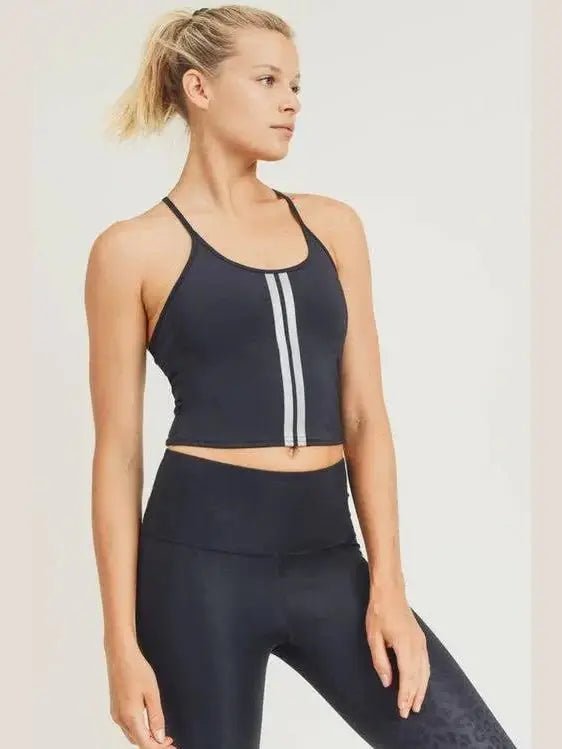 Reflective Accent Cami Bra - LEGDAY EVERYDAY