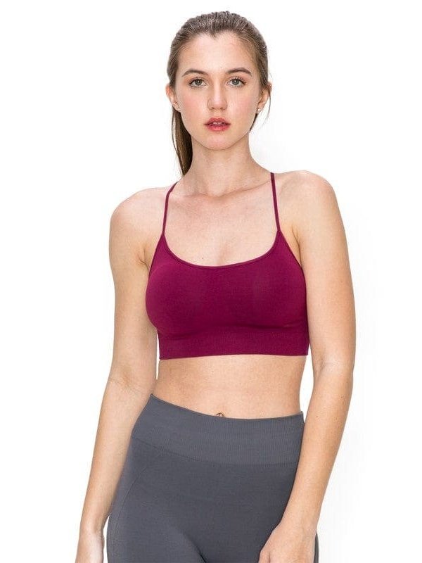 Seamless Padded Comfort Bra Cami - BKFJNY