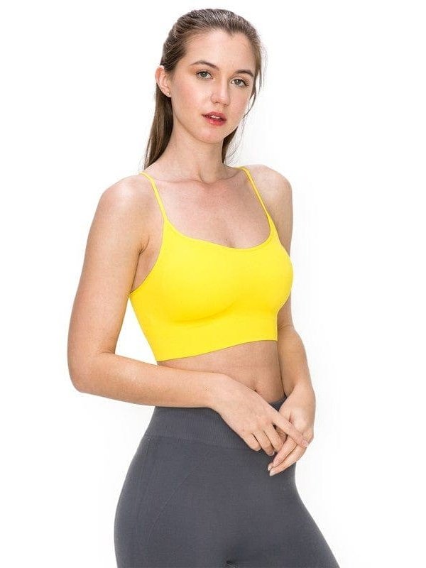 Seamless Padded Comfort Bra Cami - BKFJNY