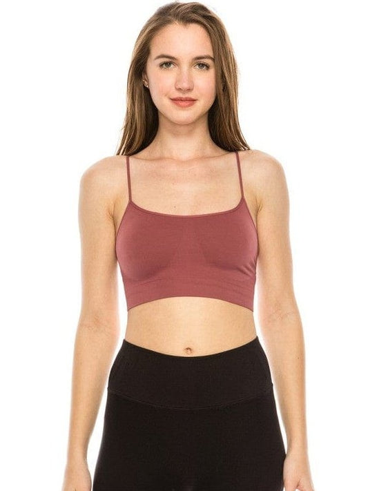 Seamless Padded Comfort Bra Cami - BKFJNY