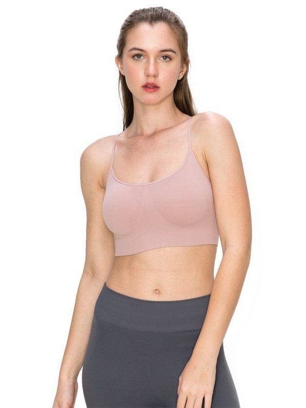 Seamless Padded Comfort Bra Cami - BKFJNY