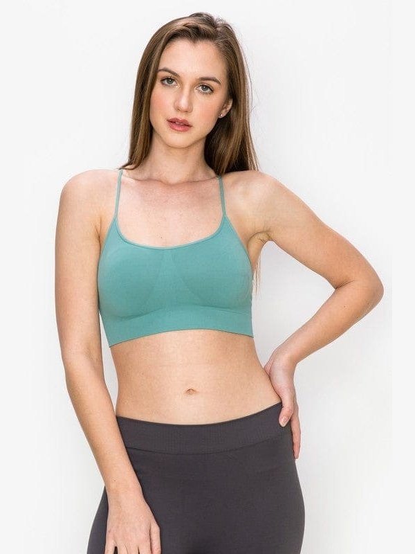 Seamless Padded Comfort Bra Cami - BKFJNY