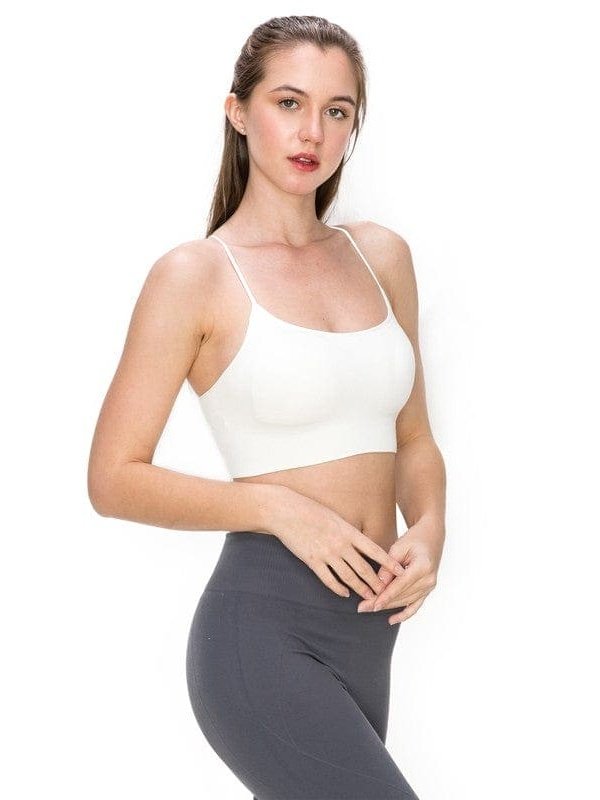 Seamless Padded Comfort Bra Cami - BKFJNY