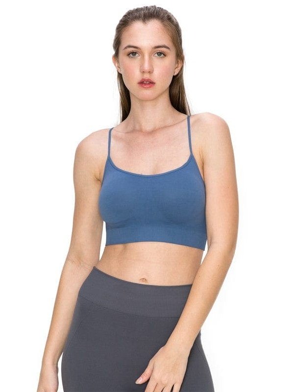 Seamless Padded Comfort Bra Cami - BKFJNY