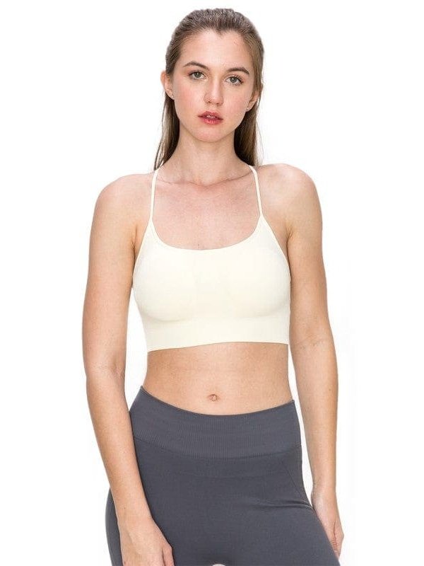 Seamless Padded Comfort Bra Cami - BKFJNY