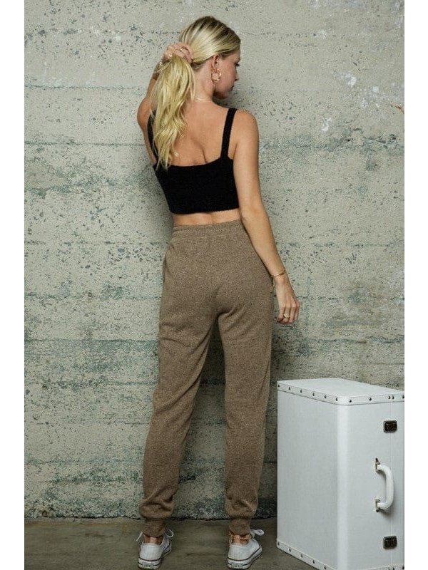 Soft Texture Knit Joggers sweatpants - BKFJNY
