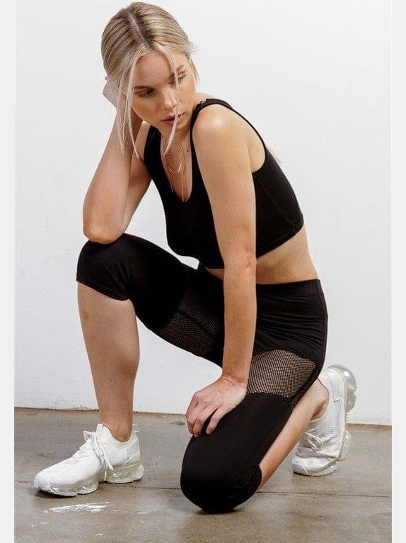 Sports Midi Legging Pants - BKFJNY