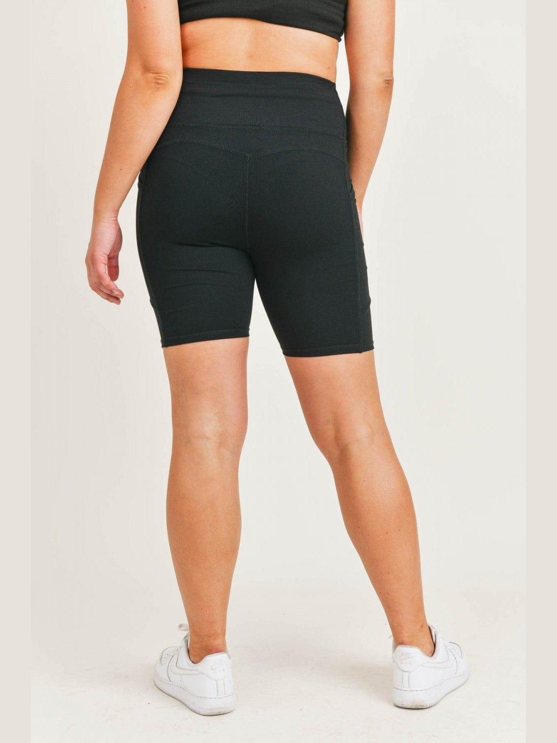 Tapered Band Essential Biker Shorts - LEGDAY EVERYDAY