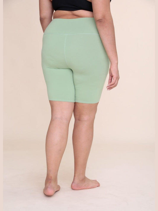 Tapered Band Essential Biker Shorts - BKFJNY