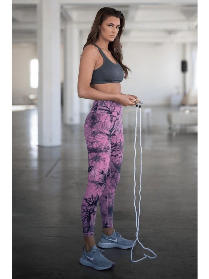 Tie - Dye Highwaist Leggings - LEGDAY EVERYDAY