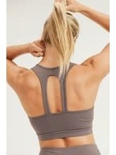 Twin Straps Racerback Sports Bra - BKFJNY