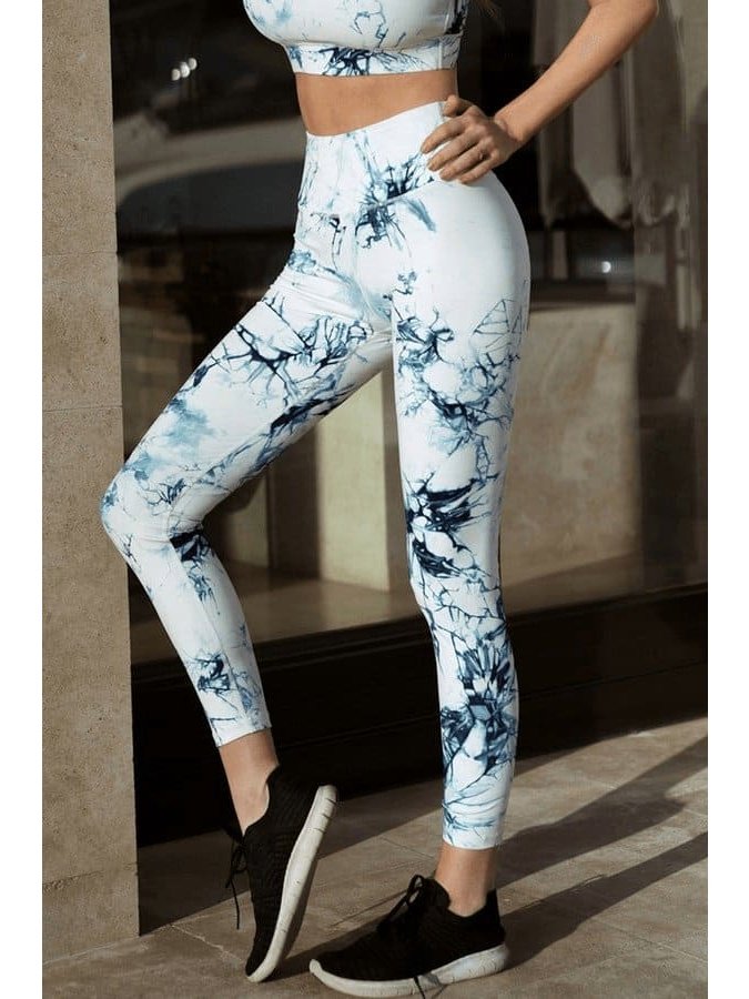 Tye-Dye Highwaist Leggings - BKFJNY