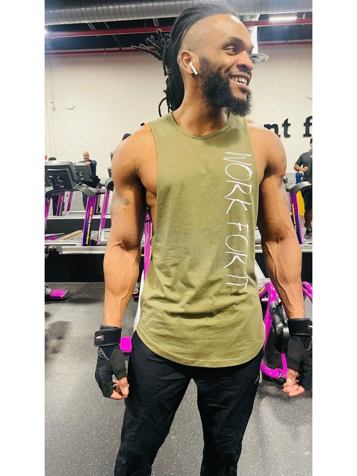 ‘Work for it’ Muscle Tank - BKFJNY